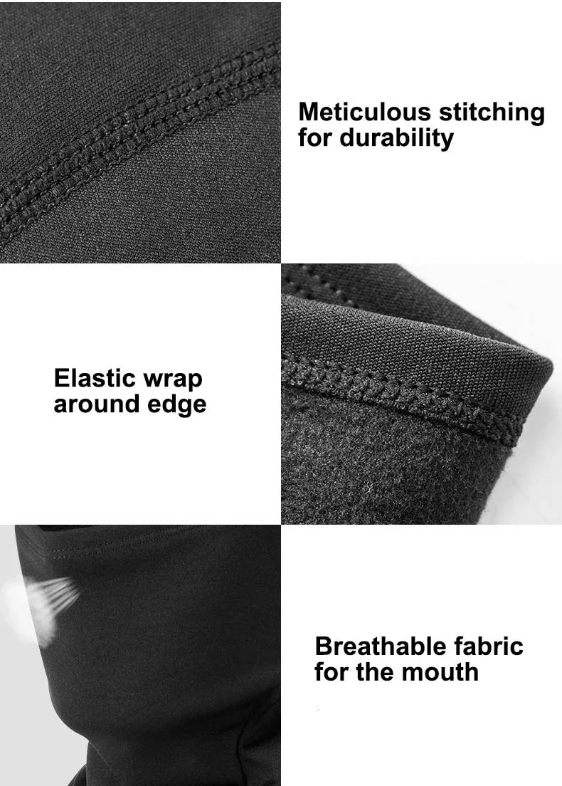 ROCKBROS Keep Warm Balaclava Winter Women Men's Motorcycle Bike Helmet Inner Cap Cycling Skiing Face Mask Thermal Windproof Hat