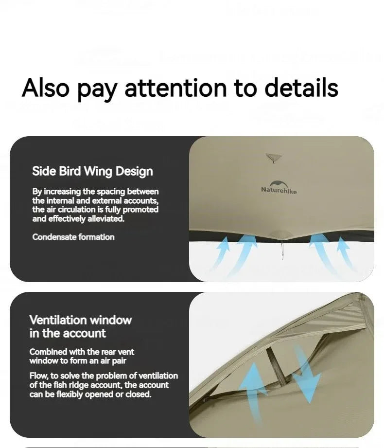 Naturehike Cloud Up Pro Tent 1 2 Person 20D Ultralight Portable Waterproof Camping Tent Outdoor Hiking Travel Backpacking Tent