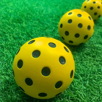 Foam Pickleball Balls Foam Balls Bounce Ball Consistent Bounce Practice Ball Pickle Balls for Pickleball Training Indoor