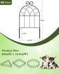 Rustproof Metal No Dig Fencing Border,Small Animal Barrier Fence, Flower Edging Panels for Landscape Patio Yard Outdoor Decor