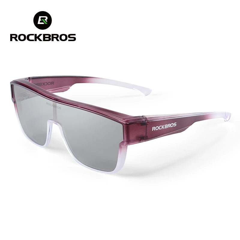 ROCKBROS Polarized Cycling Sunglasses Mutilfunctional Glasses UV Protection Set Glasses Frame Compatible Men's Women's Sunglass
