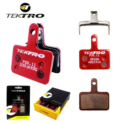 TEKTRO P20.11 E10.11 Brake Pads MTB Bike Hydraulic Disc Brake Pad for Shimano M335 395 Metal Ceramic Bicycle Pads Cycling Parts