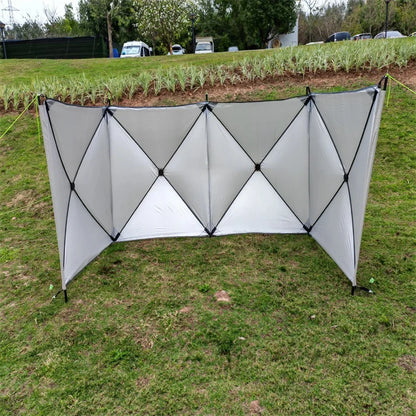 Camping Windscreen Tent Folding Windproof Shield Camping Sunshade Folding Outdoor Wall Large Camp Tent Windshield Equipment