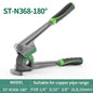 Pipe Bender Tool DSZH ST-N368-180 Tubing Bender 3-in-1 180° HVAC Copper Aluminum Tubes Bending Tool for Air Conditioning Repair