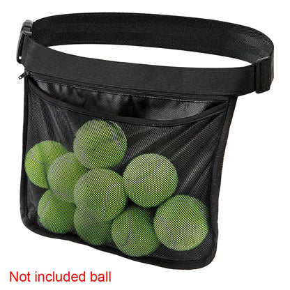 Tennis Ball Holder, Pickleball Ball Wasit Pouch for Women Men Holding 8 Tennis or Pickleball Balls,Tennis & Pickleball Accessory