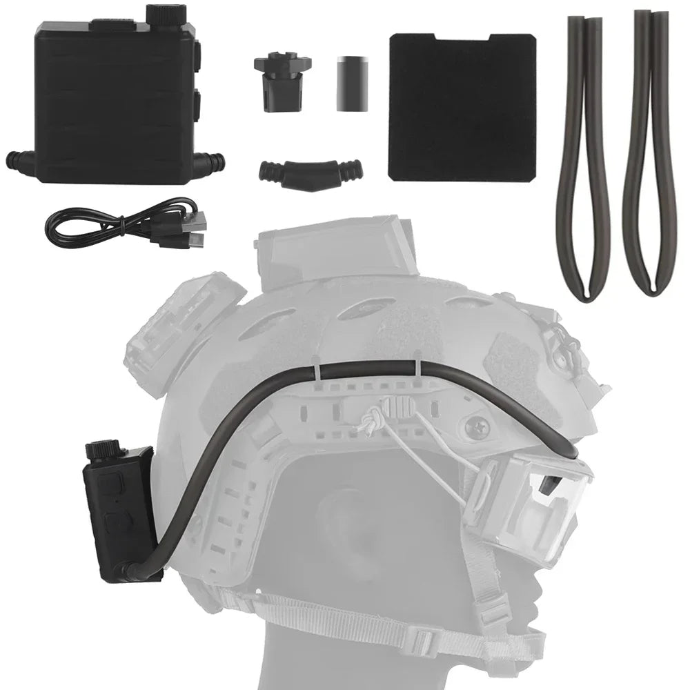 Tactical Goggles Defogging Fan Outdoor Hunting Shooting Airsoft Goggle Anti-fog Kit Hiking Ski Motorcycle Safety Protection Gear