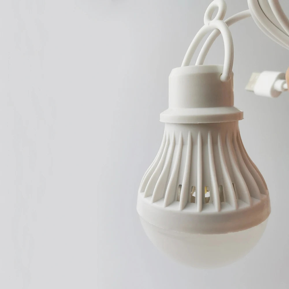 1/2pcs Portable Lantern Camp Lights USB Bulb 5W/7W Power Outdoor Camping Multi Tool 5V LED for Tent Camping Gear Hiking USB Lamp