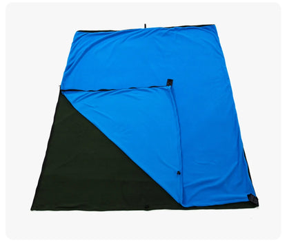 Outdoor fleece sleeping bag 180x80cm single down sleeping bag inner lining warm sleeping bag outdoor camping and travel supplies