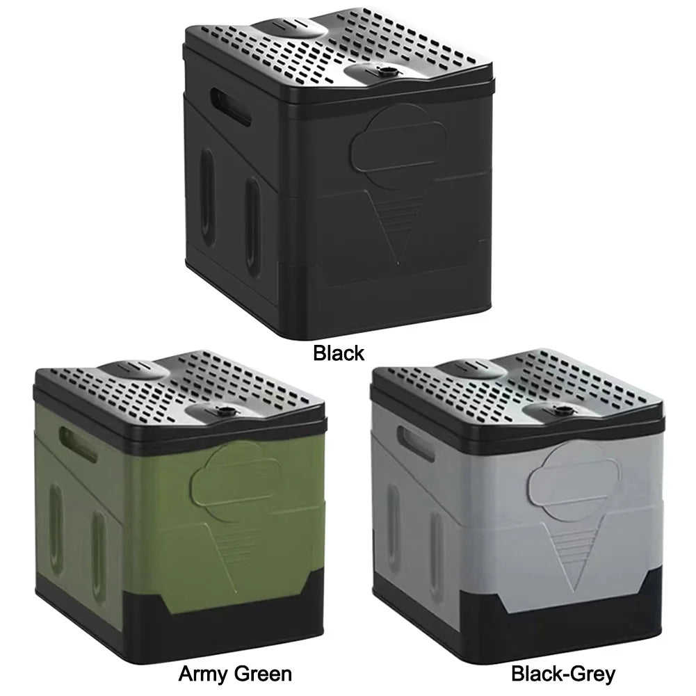 Plastic Portable Outdoor Toilet Tent Car Emergency Toilet with cover Travel Washable Camping Toilet Self-driving Picnic Seat