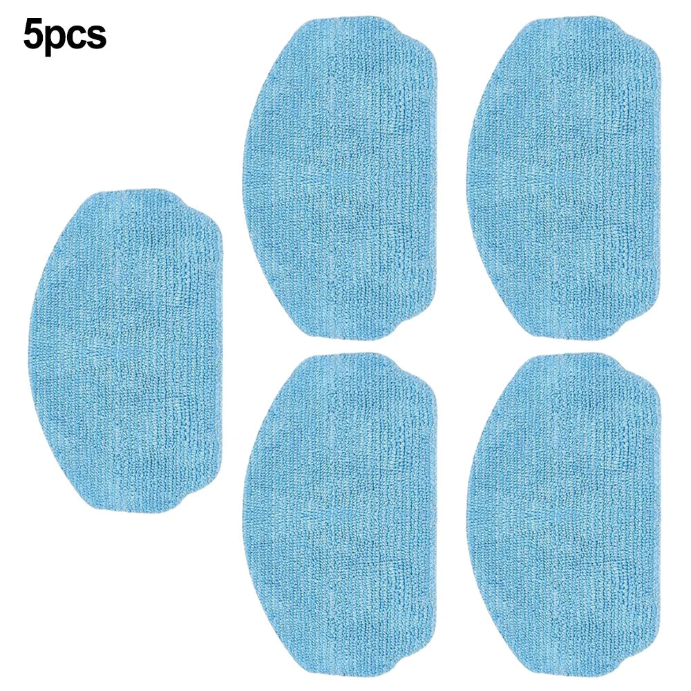 2/5 Pack Mop Cloth Cleaning Rag For VCR04W Robot Vacuum Cleaner Replacement Robot Sweeper Spare Part Accessories