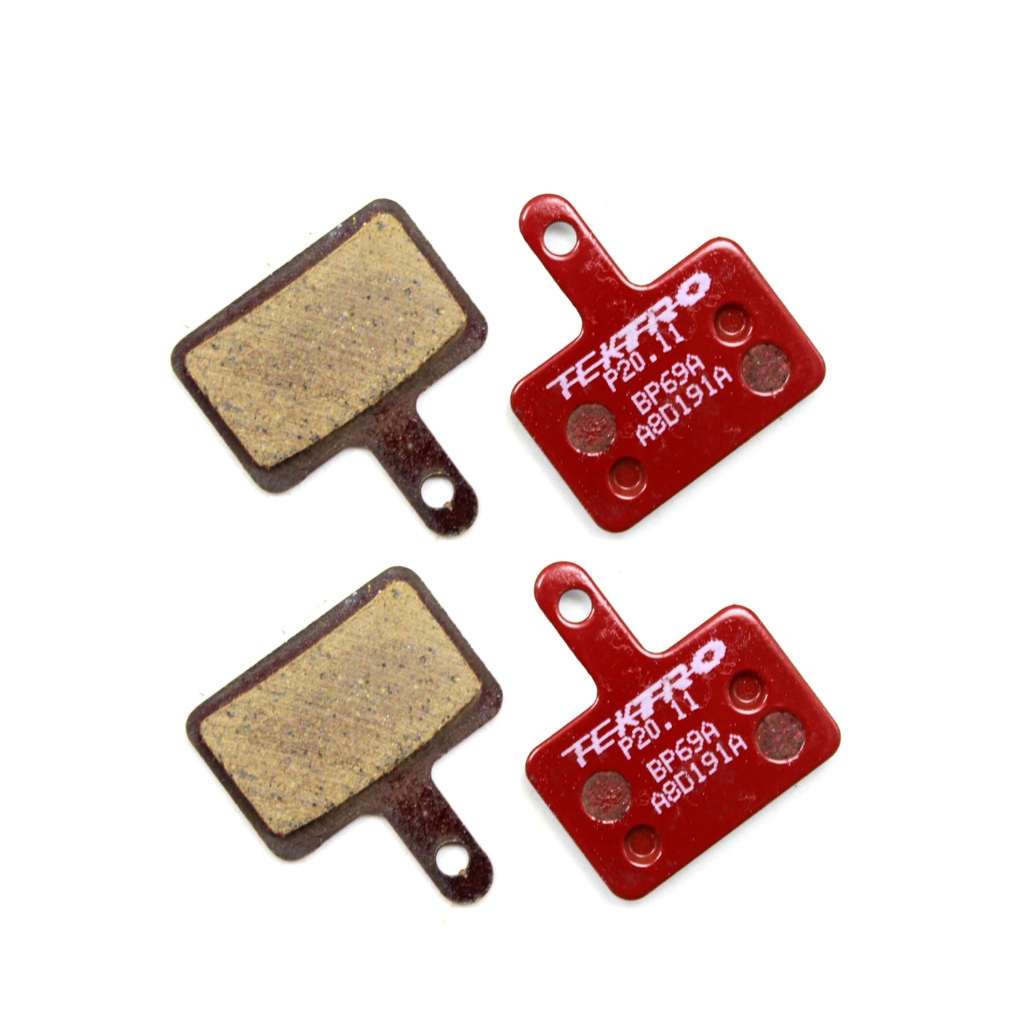 TEKTRO P20.11 E10.11 Brake Pads MTB Bike Hydraulic Disc Brake Pad for Shimano M335 395 Metal Ceramic Bicycle Pads Cycling Parts