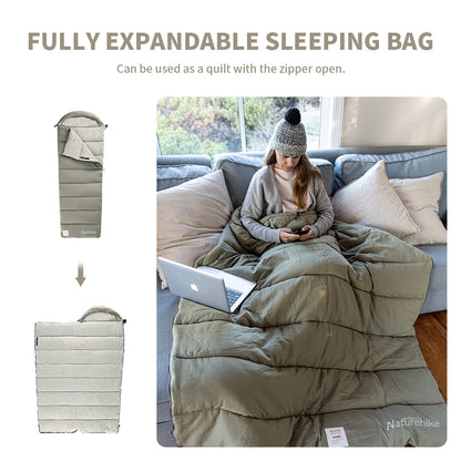 Naturehike 2024 New Sleeping Bag Lightweight Sleeping Bag Double Camping Sleeping Bag Machine Washable Winter Sleeping Bag