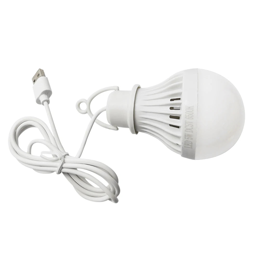 1/2pcs Portable Lantern Camp Lights USB Bulb 5W/7W Power Outdoor Camping Multi Tool 5V LED for Tent Camping Gear Hiking USB Lamp