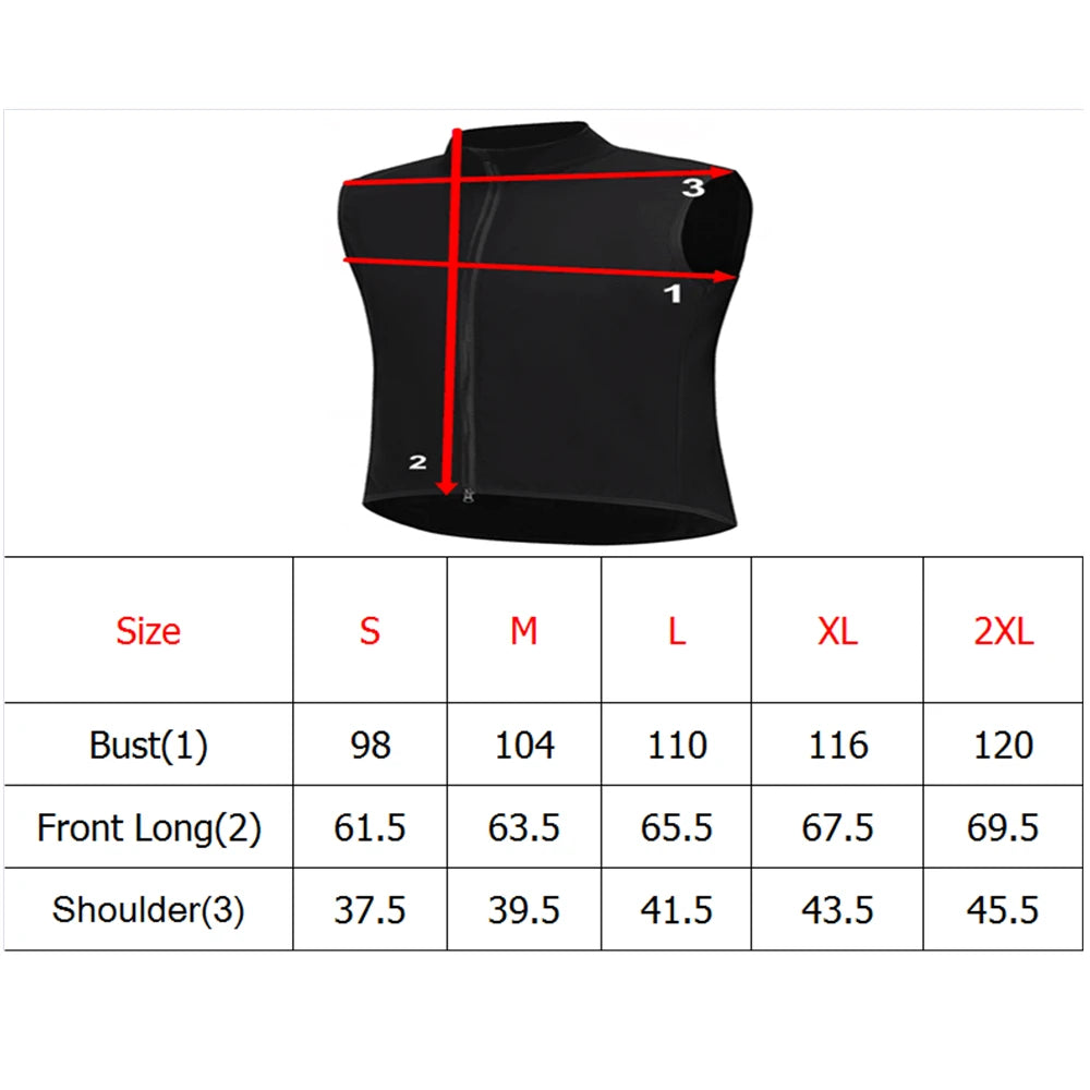 2024 New Men's Cycling Jackets Vest Outdoor MTB Lightweight Windbreaker Women Bicycle Vest Rain Coat Vest
