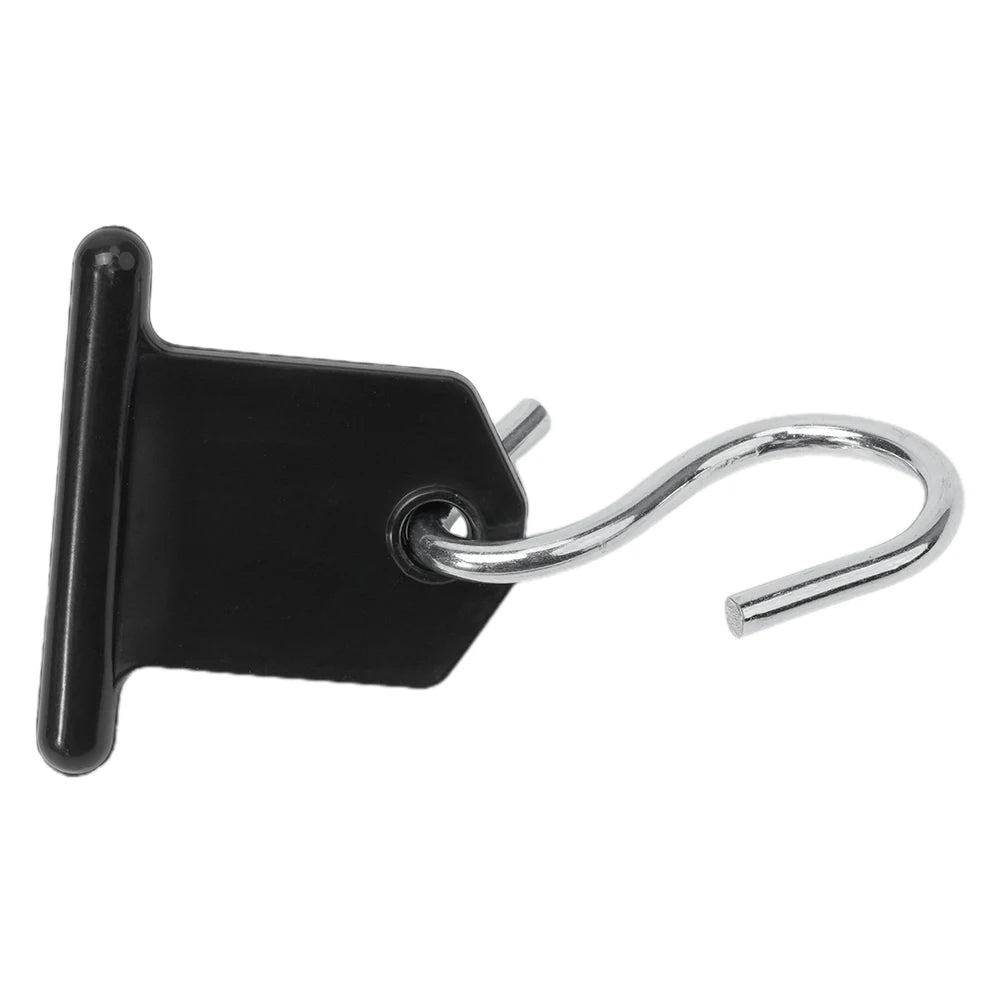 8pc S Shaped Camping Awning Hooks Rack With Holes RV Tent Hangers Light Party Hangers For Caravan Camper Van Accessories