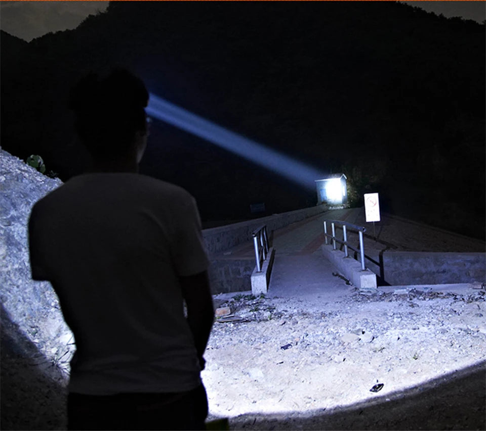 Brand New Xhp90.2 White Yellow LED Headlamp Headlamp Headlamp Torch 32W XHP50 3* 18650 Battery Power Pack 7800mah Light