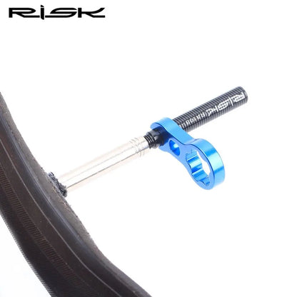 80mm Cycling Protection Accessories Bike Parts Bicycle Valves Nut Inner Tubes Extension Integrated Removable Valve Extender