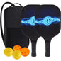 Pickleball Paddles USAPA Approved Set Rackets Honeycomb Core 4 Balls Portable Racquet Cover Carrying Bag Gift Kit Indoor Outdoor