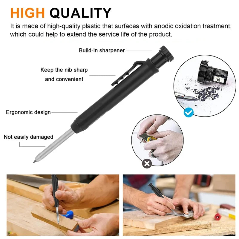 Multifunction Scribing Tool Adjustable Woodworking Measuring Construction Pencil DIY Scribe Compass Compass Measuring Tool