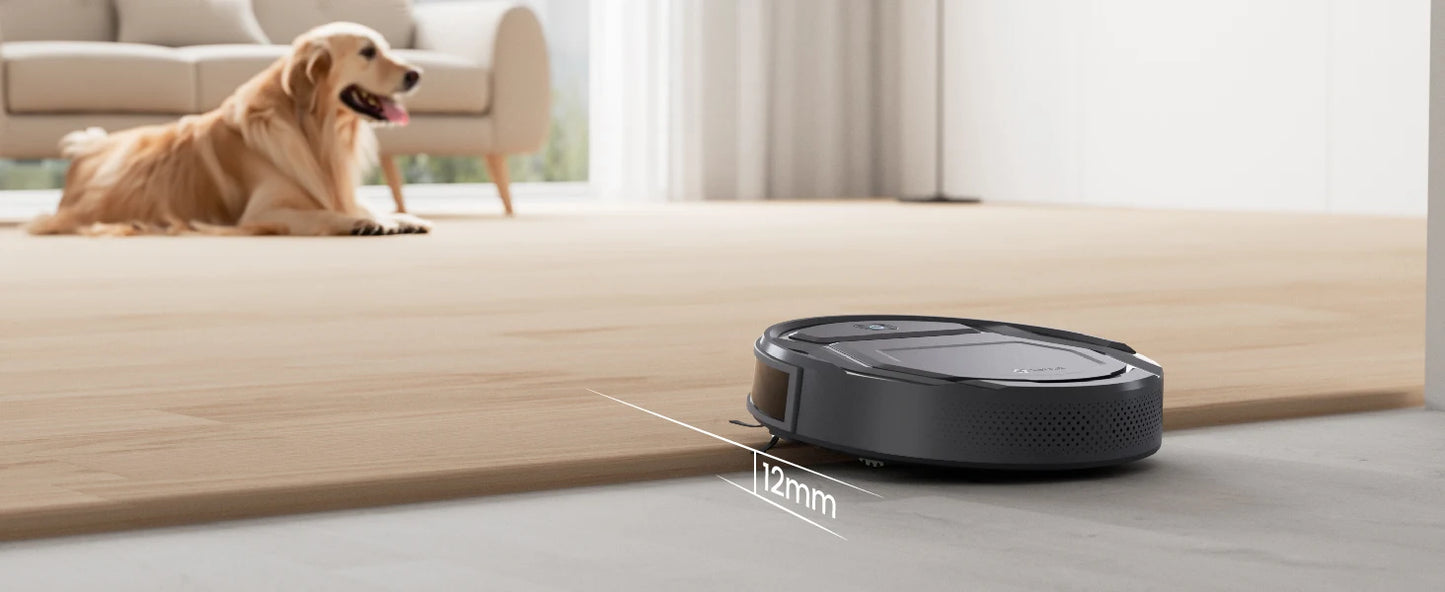 Lefant M210 Pro Robot Vacuum Cleaner, 2200Pa Powerful Suction, 120 Mins Runtime, Automatic Self-Charging, Wi-Fi/App/Alexa Contro