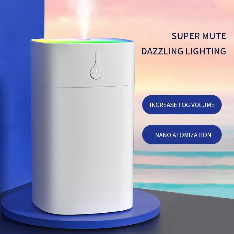 Colorful Humidifier 1 Home USB Portable Humidifier with Atmosphere Color Light Night Light Air Purification Humidifier