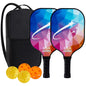 Pickleball Paddles USAPA Approved Set Rackets Honeycomb Core 4 Balls Portable Racquet Cover Carrying Bag Gift Kit Indoor Outdoor