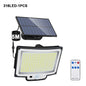 Solar Flood Lights Outdoor 106/318 LED Solar Motion Lights Remote Solar Security Lights Wall Lights Waterproof 3 Modes Garden