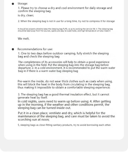 Naturehike Cotton Sleeping Bag Outdoor Camping Single Autumn And Winter Warm And Thick Splicable Breathable Sleeping Bag