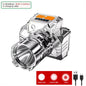 Rechargeable LED Headlamp Super Bright with 5 Modes Zoom Torch Head Lamp Motion Sensor Head Lights For Camping Running Cycling