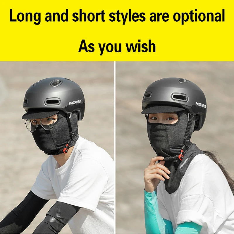 ROCKBROS Keep Warm Balaclava Winter Women Men's Motorcycle Bike Helmet Inner Cap Cycling Skiing Face Mask Thermal Windproof Hat
