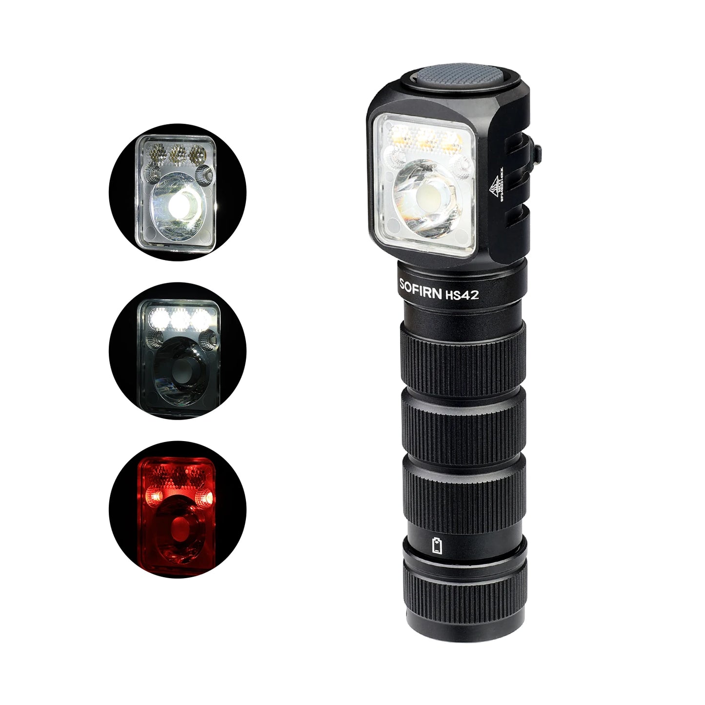 SOFIRN HS42 Headlamp 2100lm 18650 EDC USB C Rechargeable with Power Bank Flashlight SST40 LED Torch with Magnetic for Camping