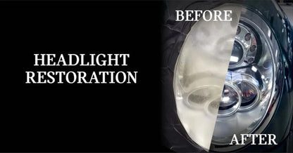 Car Headlight Polishing Kit 100ML/50ML Headlight Restoration Liquid Polymer Headlamp Renovation Repair Clean Kit Automobile Tool