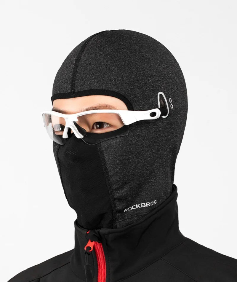 ROCKBROS Keep Warm Balaclava Winter Women Men's Motorcycle Bike Helmet Inner Cap Cycling Skiing Face Mask Thermal Windproof Hat