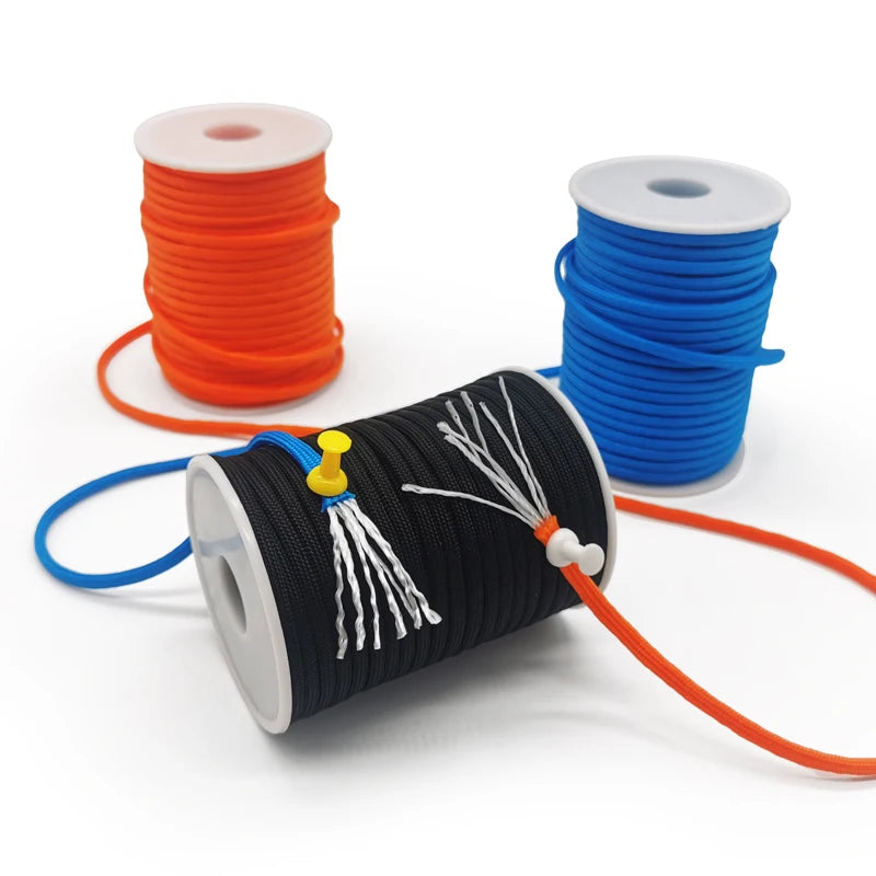 Army Green Black Paracord 550 Climbing Lanyard Tent Rope 4mm 7 Stand Lanyard Paracord Survival For Hiking Camping