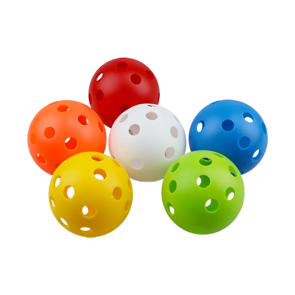 12Pcs Pickleball Balls 26 Holes 72mm Pickleball High Elastic Durable Hollow Balls For Professional Beginner Indoor Training Ball