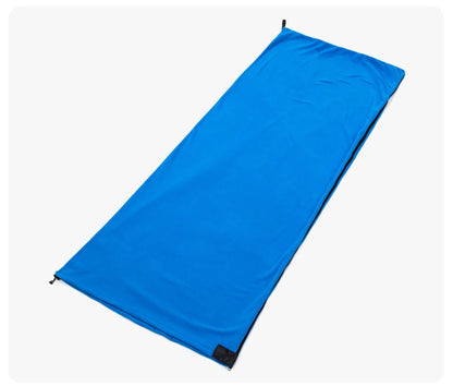 Outdoor fleece sleeping bag 180x80cm single down sleeping bag inner lining warm sleeping bag outdoor camping and travel supplies