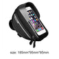 1L Bike Bag Bicycle Front Cell Mobile Phone Case Holder with Touchscreen Top Tube Cycling Bag Reflective MTB Bike Accessories