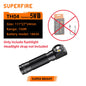 Latest SUPERFIRE High Power Headlamp LED USB Rechargeable 90°Headlight Torch Mini Waterproof Indicator Magnet Tail Flashlight