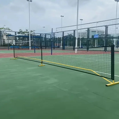 Portable 22ft/6.7m Pickleball Net System Adjustable Height in Carrying Bag Durable Polyester for Indoor Outdoor Training