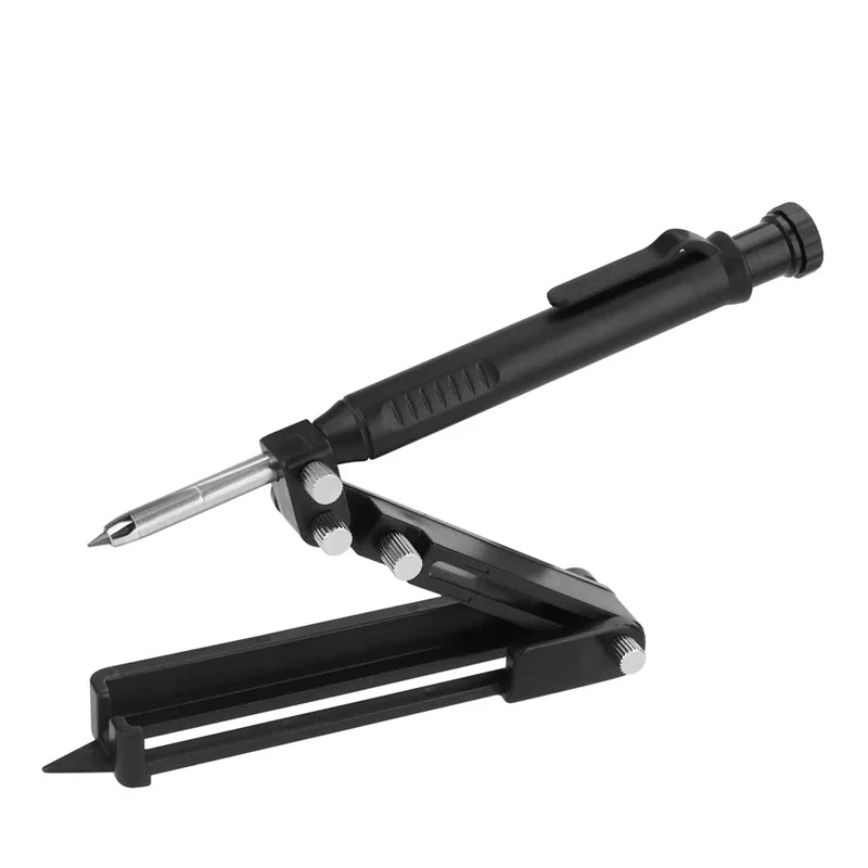 Multifunction Scribing Tool Adjustable Woodworking Measuring Construction Pencil DIY Scribe Compass Compass Measuring Tool