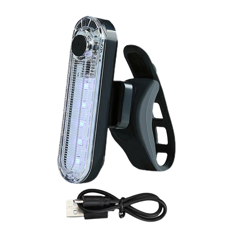 Bike Rear Tail Light USB Rechargeable Red LED Bright Taillights Fit On Any Bicycle/Helmet Easy To Install For Cycling Safety