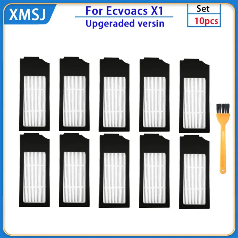 For Ecovacs Deebot X1 OMNI Dust Box Accessories X1 TURBO / T10 Robot Vacuum Cleaner Dust Bin HEPA filter Replacement spare parts