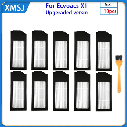 For Ecovacs Deebot X1 OMNI Dust Box Accessories X1 TURBO / T10 Robot Vacuum Cleaner Dust Bin HEPA filter Replacement spare parts