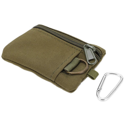 Compact Tear-Resistant Molle Pouch - Lightweight Portable Nylon Bag for outdoor Gear & Easy Access