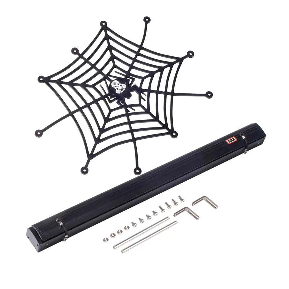 Toy Car Side Awning Rooftop Tent/Luggage Roof Rack Net For 1/10 1/8 RC Crawler Car ARB RS Traxxas TRX4 SCX10 TAMIYA ARRMA D90