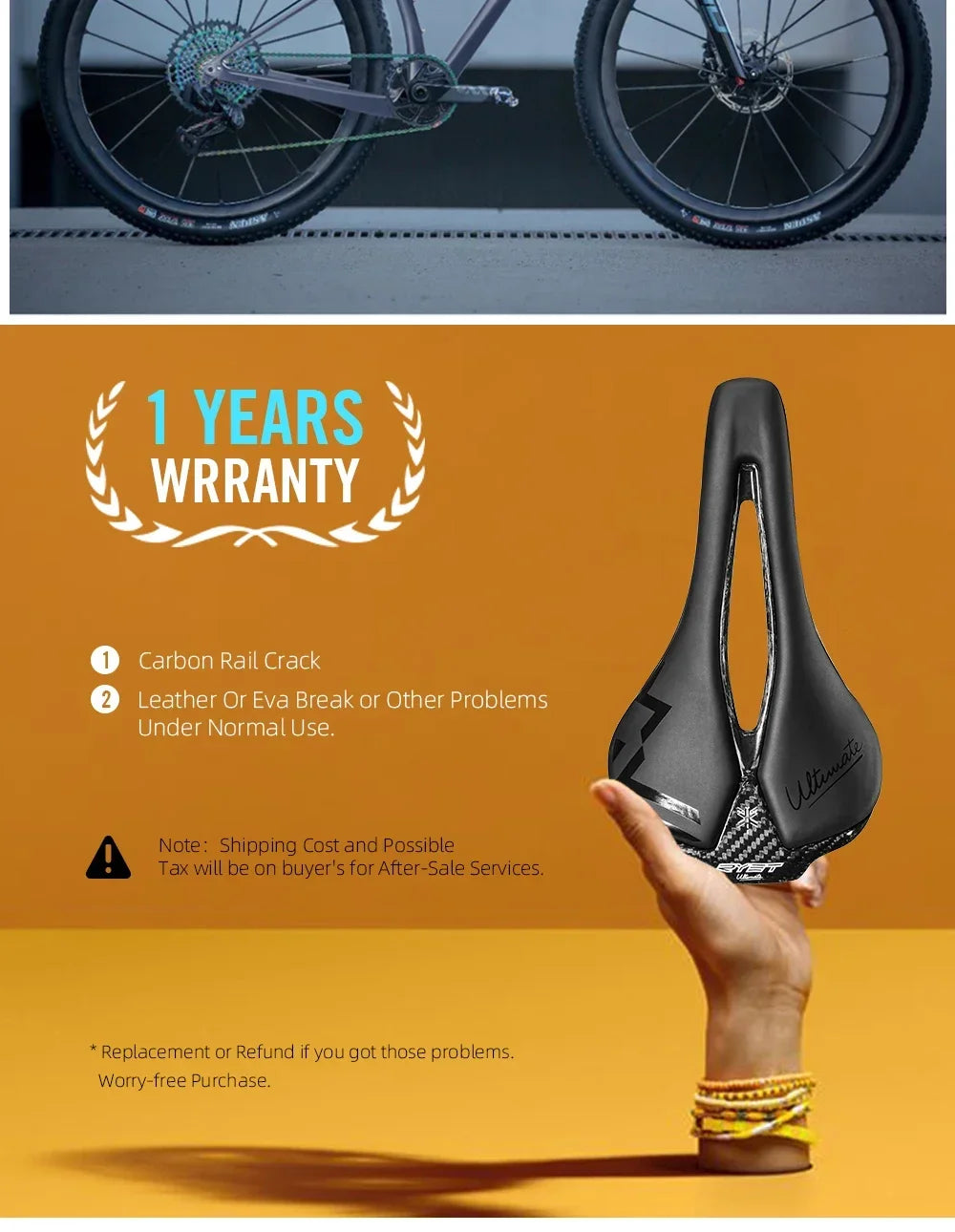 RYET Bike Saddle Ultralight Racing Full Carbon Seating Saddles 115g 7x9mm Road MTB Bicycle Seat Cushion Cycling Accessories