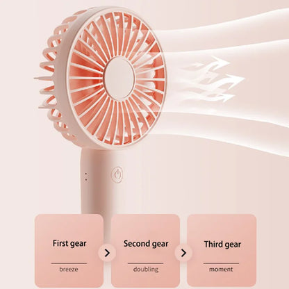 Handheld Mini Air Conditioner USB Rechargeable Portable Humidifier Mist Cooler Cooling Spray Humidifier Fan for Home/Office/Dorm