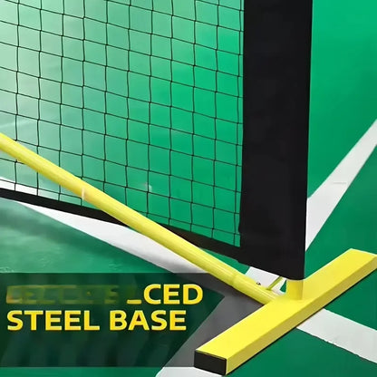 Portable 22ft/6.7m Pickleball Net System Adjustable Height in Carrying Bag Durable Polyester for Indoor Outdoor Training