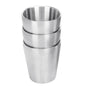 3pcs Stainless Steel304 Cup Outdoor Gear Stackable Cup Camping Cups Metal Coffee Travel Cup Sets Portable Drink-ware Gold