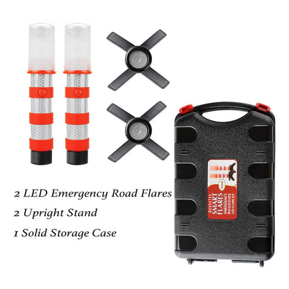 Led Twinkle Star Emergency Car Roadside Flares Light Kit Safety Strobe Warning Light Alert Flare For Out Door Camping Traveling